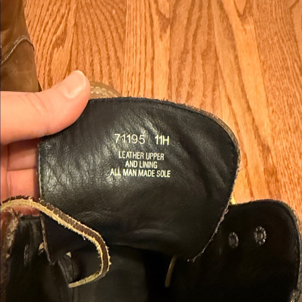 J. Crew Tan Leather Lace-Up Boots - Picture 5 of 8